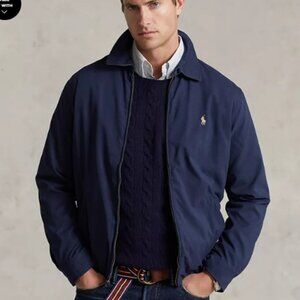 Polo Ralph Lauren Blue Men's Lightweight Fully Lined Windbreaker Jacket X-LARGE